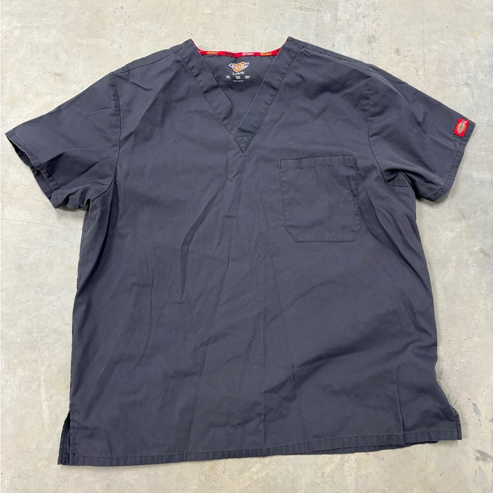 Dickies Large Gray Women's Scrub Top‎